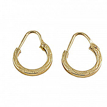 9ct gold 1.7g Hoop Earrings